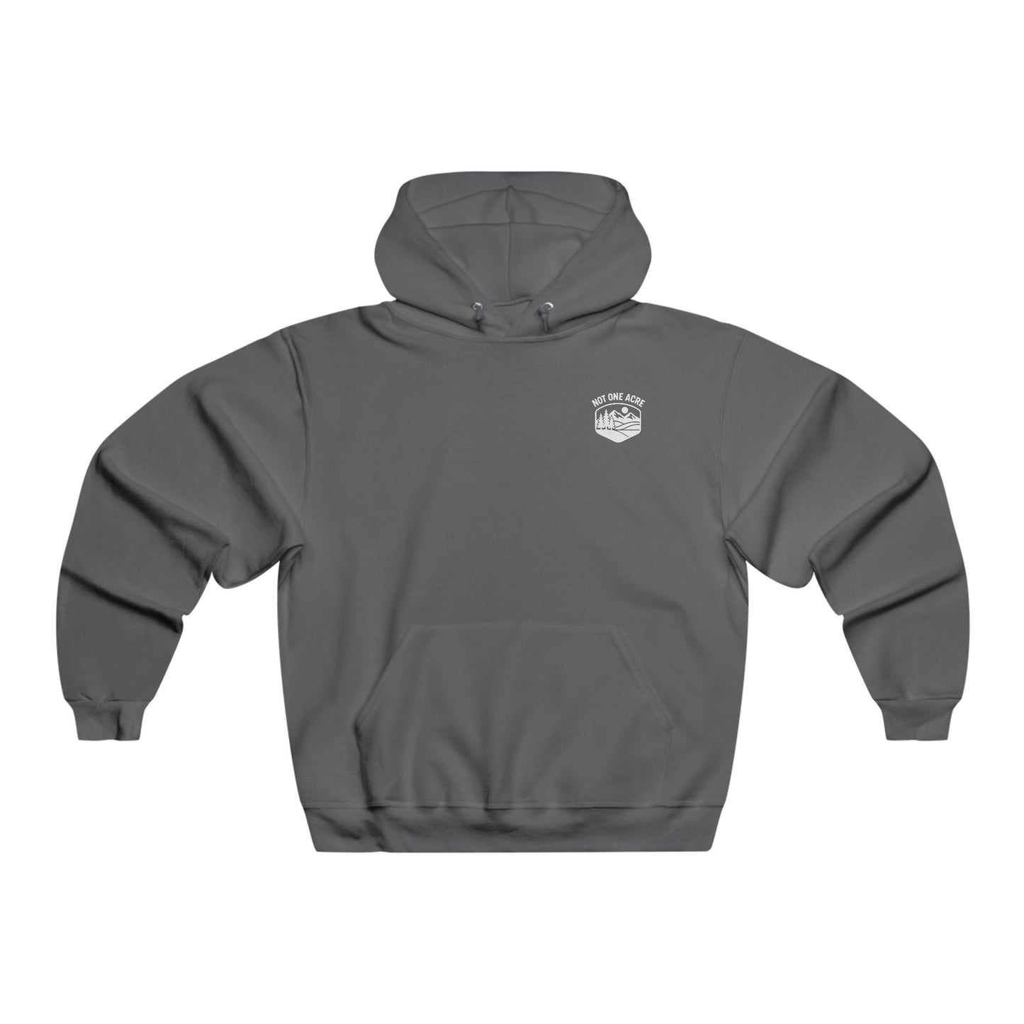 Not One Acre Badge Hoodie