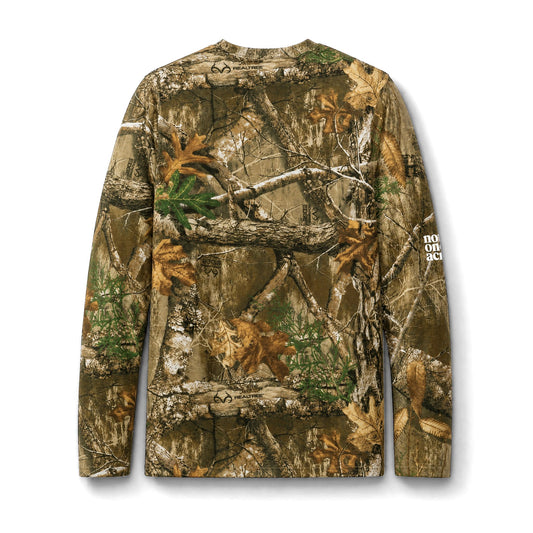 Not One Acre Camo Long Sleeve Pocket Shirt