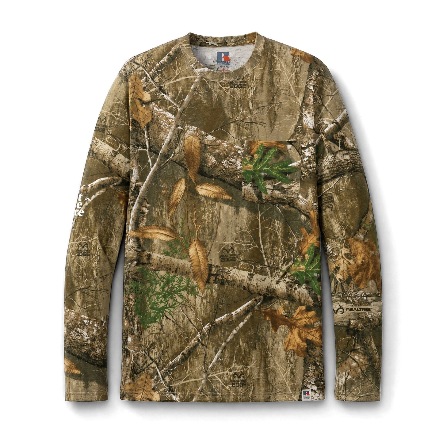 Not One Acre Camo Long Sleeve Pocket Shirt